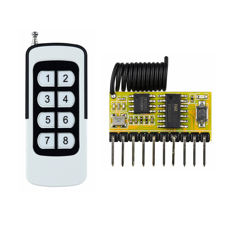 보안 모니터링 및 주변광 스위칭의 RF 제어를 위한 4 - 433Mhz Receiver Module 리뷰 및 가격