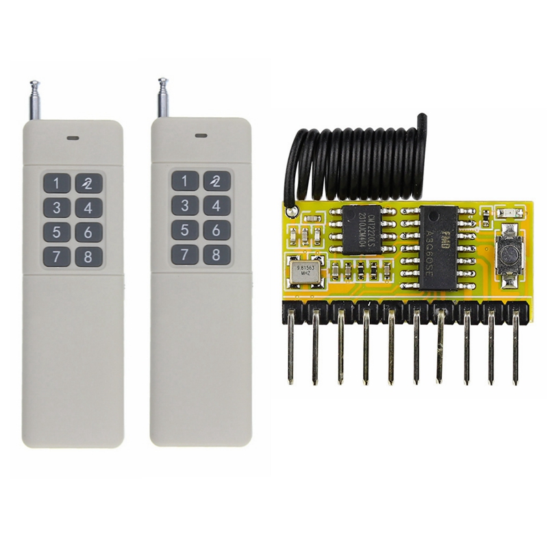 보안 모니터링 및 주변광 스위칭의 RF 제어를 위한 4 - 433Mhz Receiver Module 리뷰 및 가격